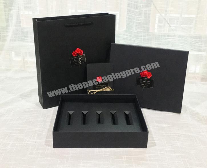 black box clothing packaging luxury