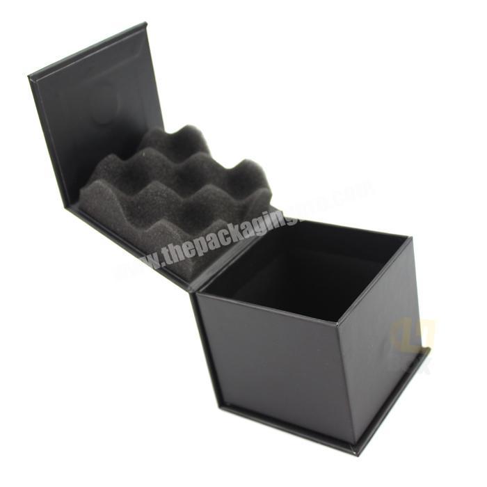 Black Cardboard Luxury Magnet Gift Box Packaging Insert Foam Wholesale