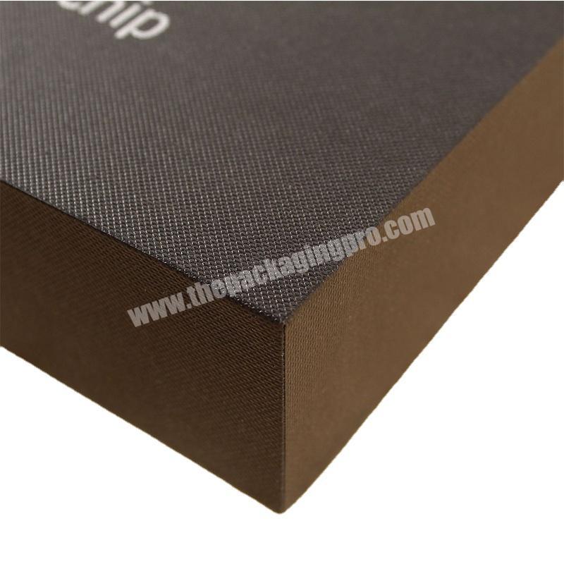 Black color cosmetic gift box luxury magnetic paper packaging gift box