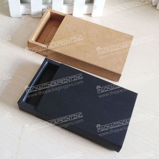 Black Craft Packaging Box