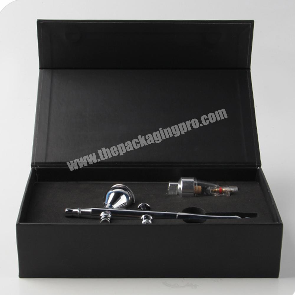 black luxury magnetic paper gift box produce with 16 years experience