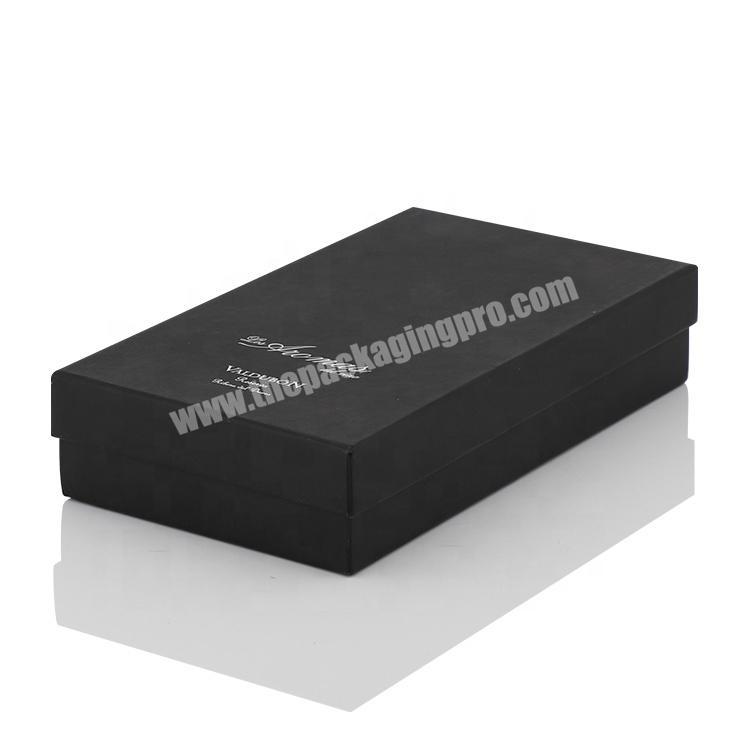 Black Luxury Packaging With Insert Lid And Base Box