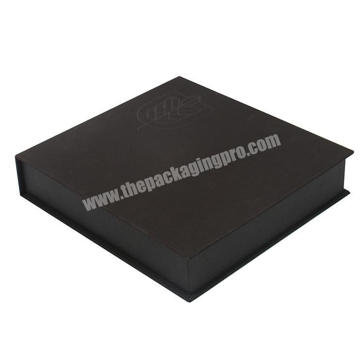 black magnetic presentation gift packaging album box