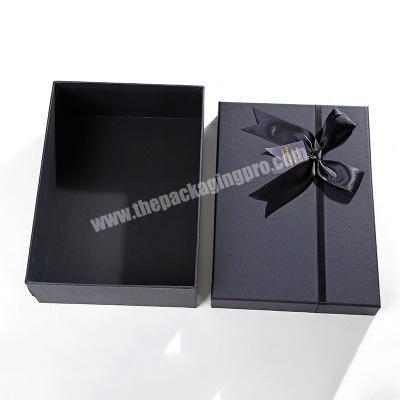 Black paper box high-end riband