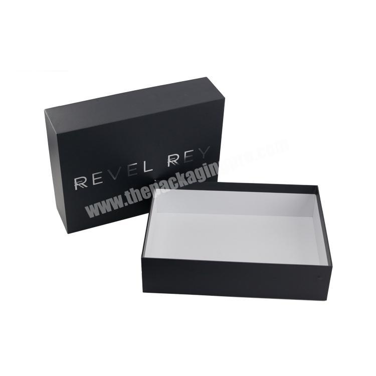 Black  Paper Compostable Friendly Customized Airplane Packaging Carrier Designer Gift Box