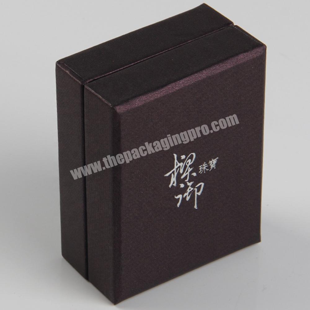 black paper jewelry ring box set