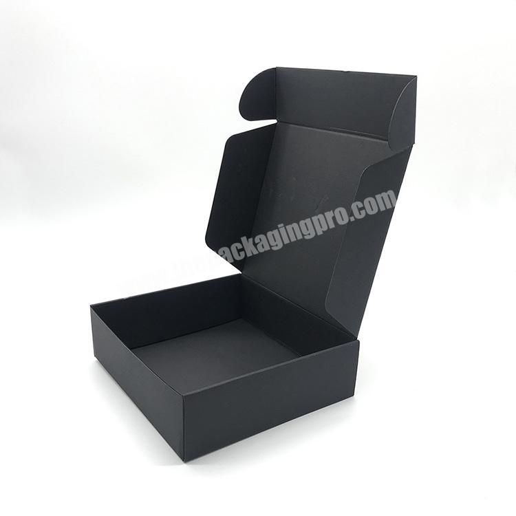 Black Postal Boxes Corrugated Shipping Mailer Box Custom Cheap Product Packaging
