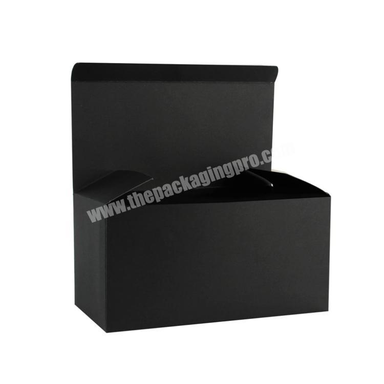 Black Recycled Cardboard Gift Boxes artpaper Large Decorative Box with Lids for Christmas
