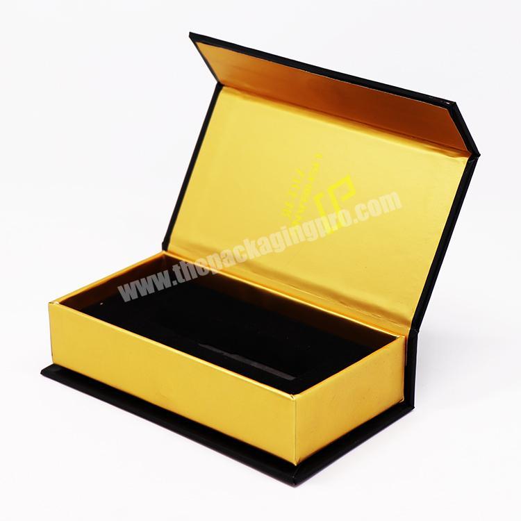 Black Wholesale Custom Logo Premium Luxury Cardboard Paper Gift Wig Hair Extension Magnetic Packaging Gift Boxes