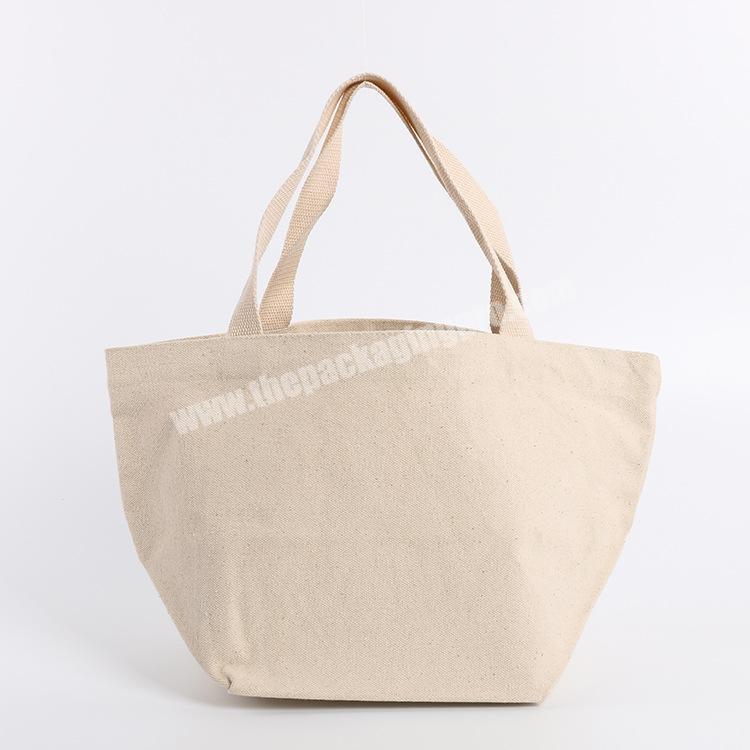 Blank pouch shopping cotton canvas tote bag for packaging