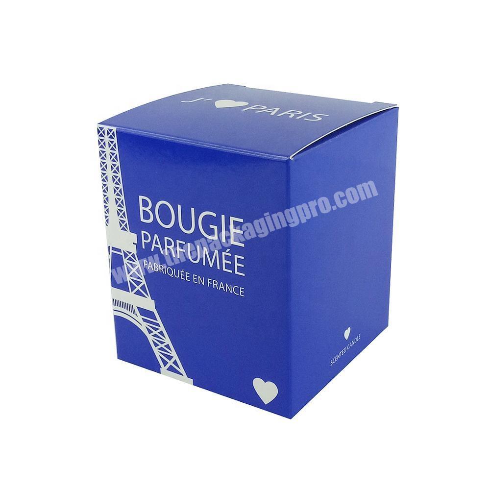 Blue Customized Perfume Packaging Gift Box with Insert for Retail at Exclusive Store
