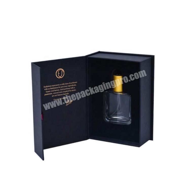 Blue Wholesale Custom Logo Luxury Cardboard Paper Gift Extension Magnetic Packaging Box perfume Insert EVA