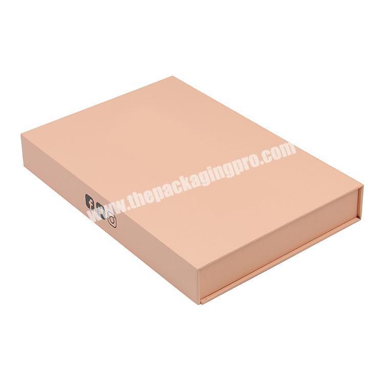Blush Pink Foldable Custom Packaging For Hair Extension Hair Bags Product Packaging Box Matched Bag
