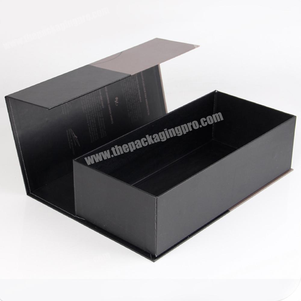 Book-form style good quality single wine glass box like whiskey wine bottle gift box