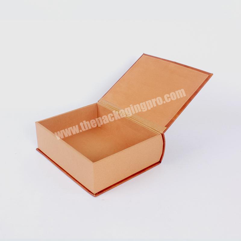 Book Shape Kraft paper box magnetic gift box