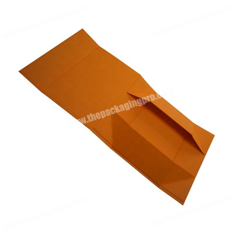 Book Shape Pearl Paper Foldable Box Packaging Apparel ift Box with Magnetic