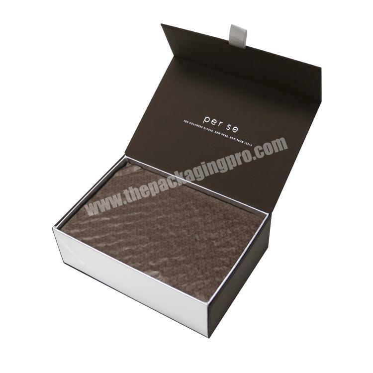 Book-shape rigide box packaging with tray