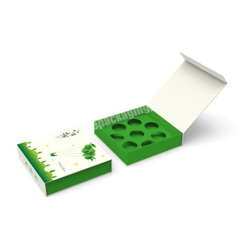 book shape tea holder packaging color printing book shape magnetic box