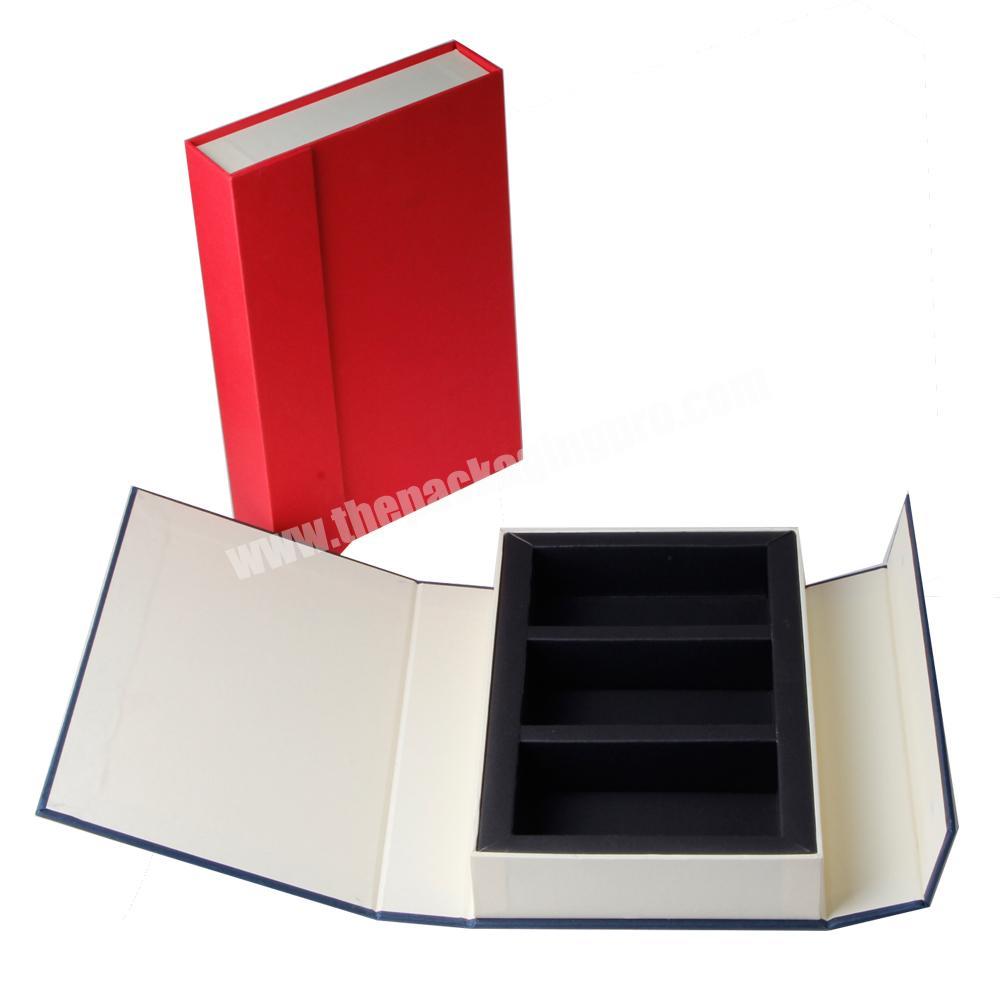 Book shaped storage gift box kraft paper box