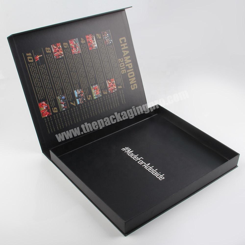 books shape clamshell magnetic packaging dvd recycled paper gift boxes
