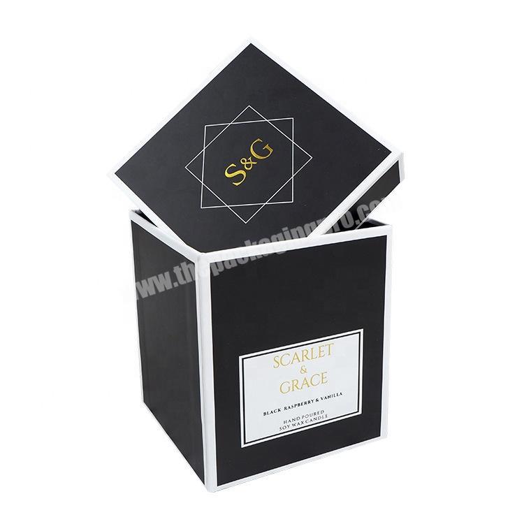 boutique paperboard gift packaging candle box