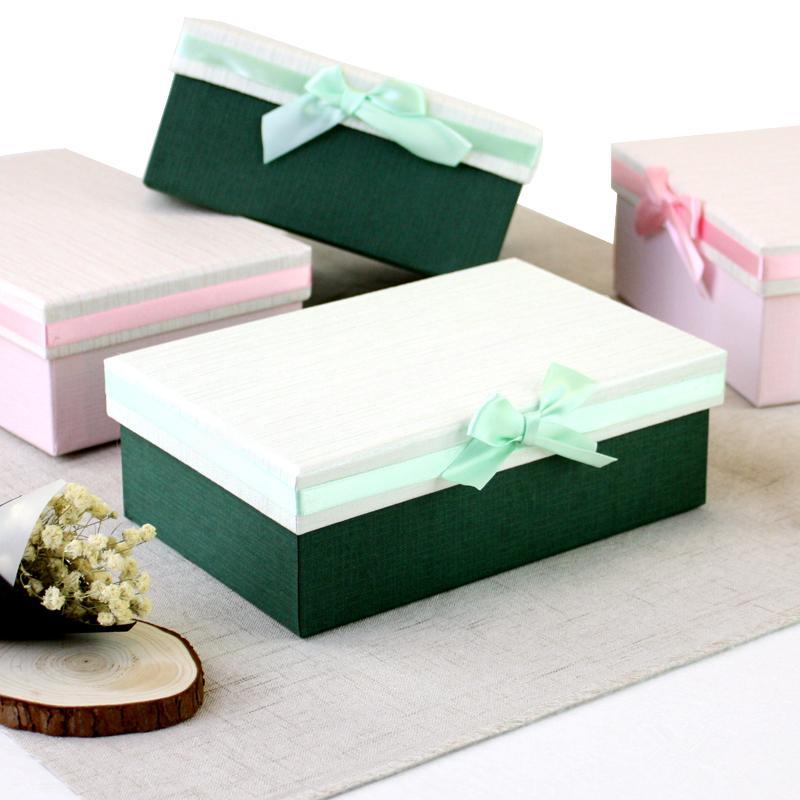 Bow gift box can be customized