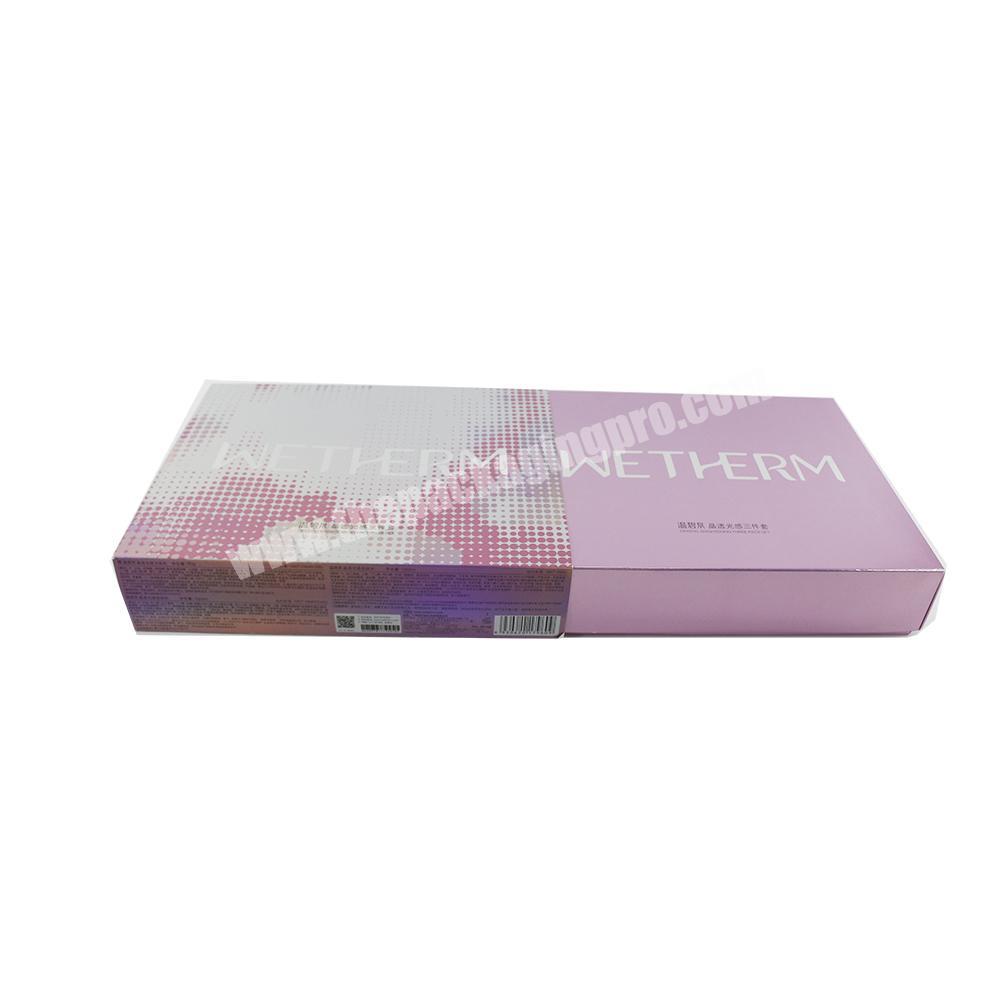 Box manufacturers custom gift boxes with blister inlay skin care cosmetic packaging box