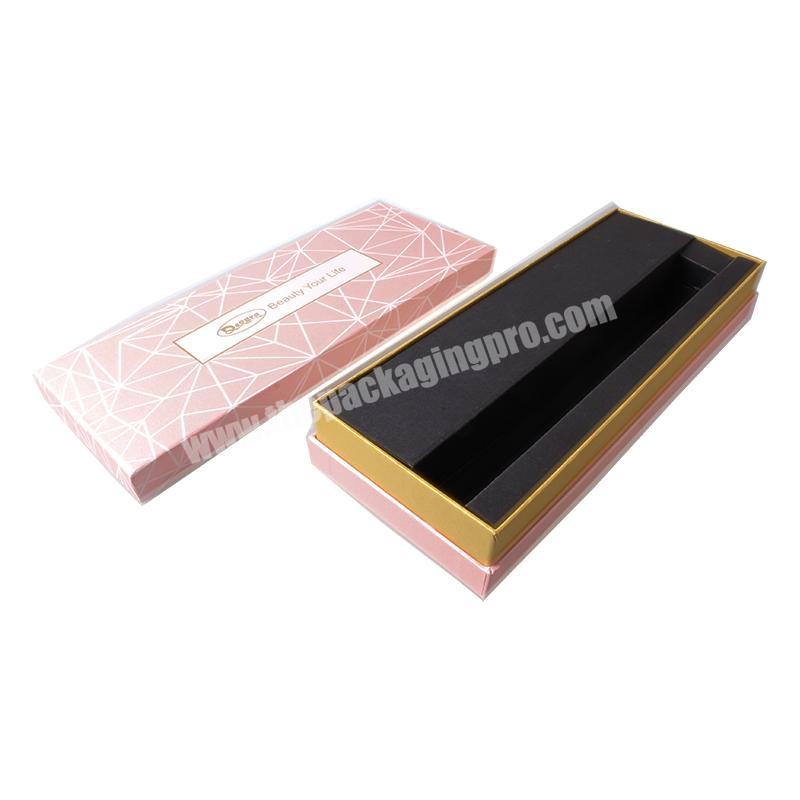 Box Supplier New products Custom Logo Top Lid Pink paper Gift Box