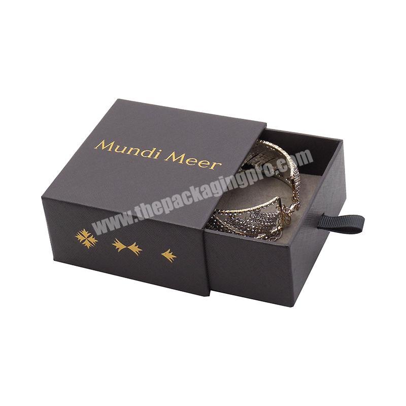 Bracelet Packaging Paper Box With Smart Style Double Deck Drawer Paper Gift Box
