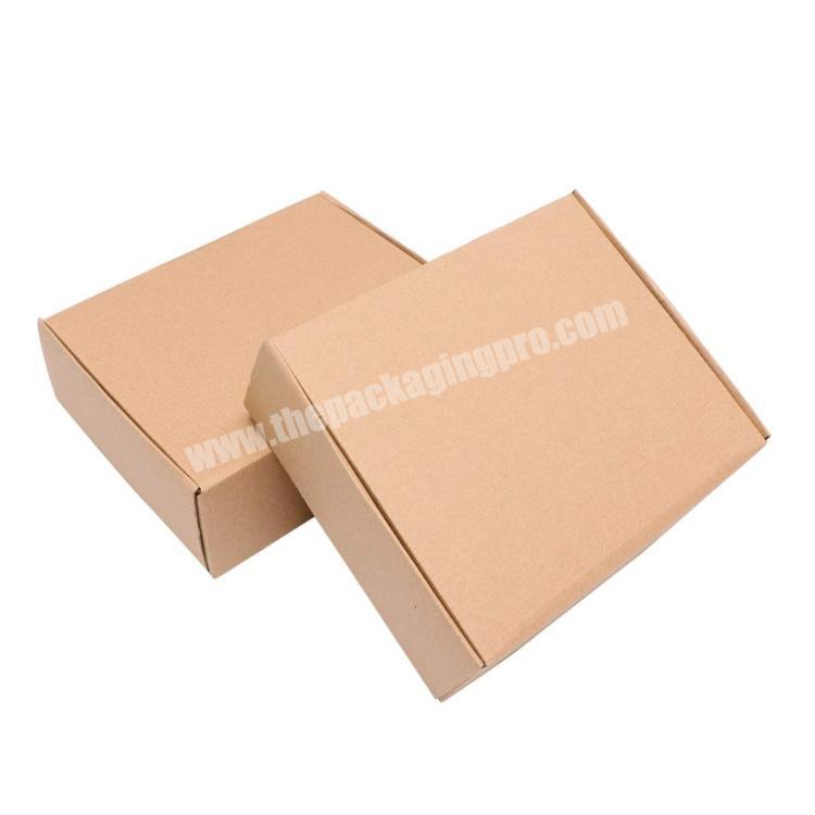 Browen Custom Logo Amazon Eco Friendly E-flute Cardboard Carton Recycled Corrugated Mailer Shipping box