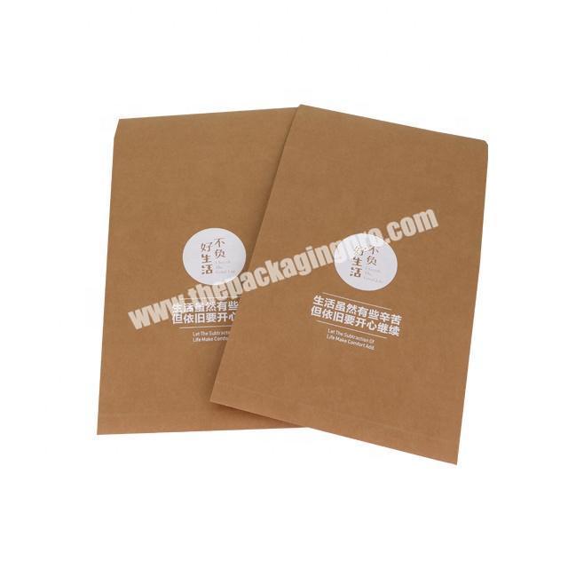 brown kraft paper bag  custom logo durable paperbag