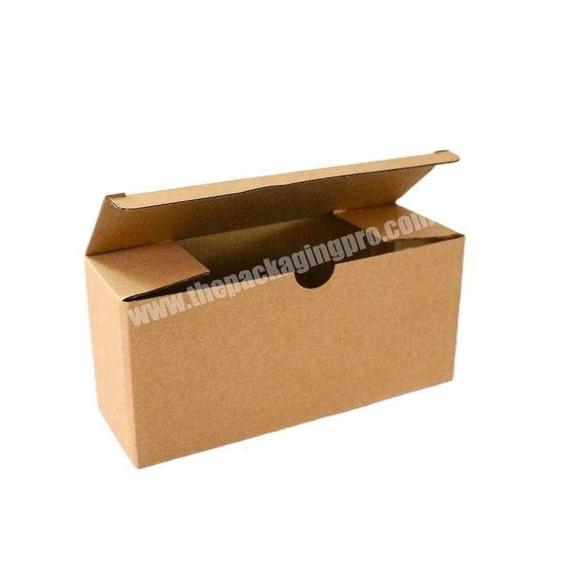 Brown Kraft Paper Box With Logo Printing