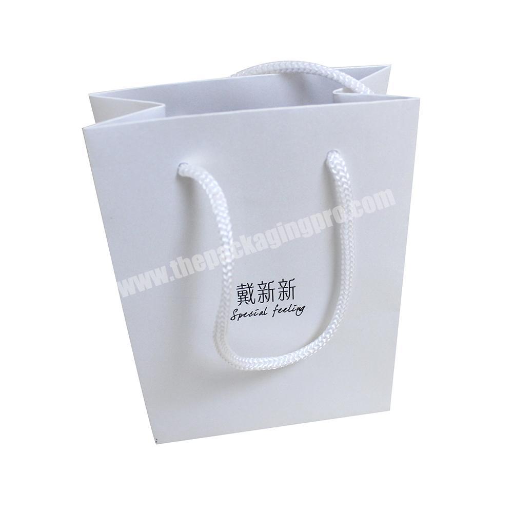 Bulk sale custom white cheap paper rigid bag printing
