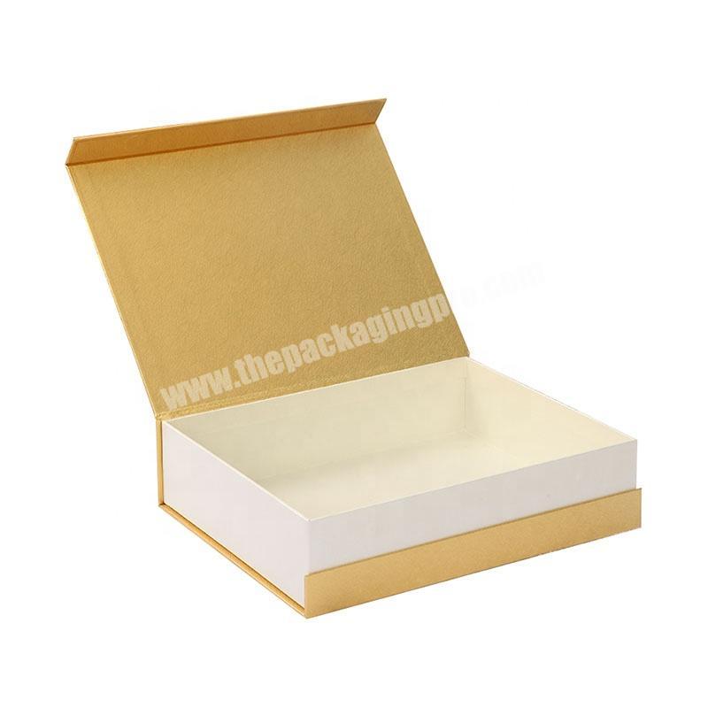 Can Add Foam Tray Customization Luxury Book Shaped Rigid Cardboard Clamshell Magnetic Gift Box For Beauty Cosmetics