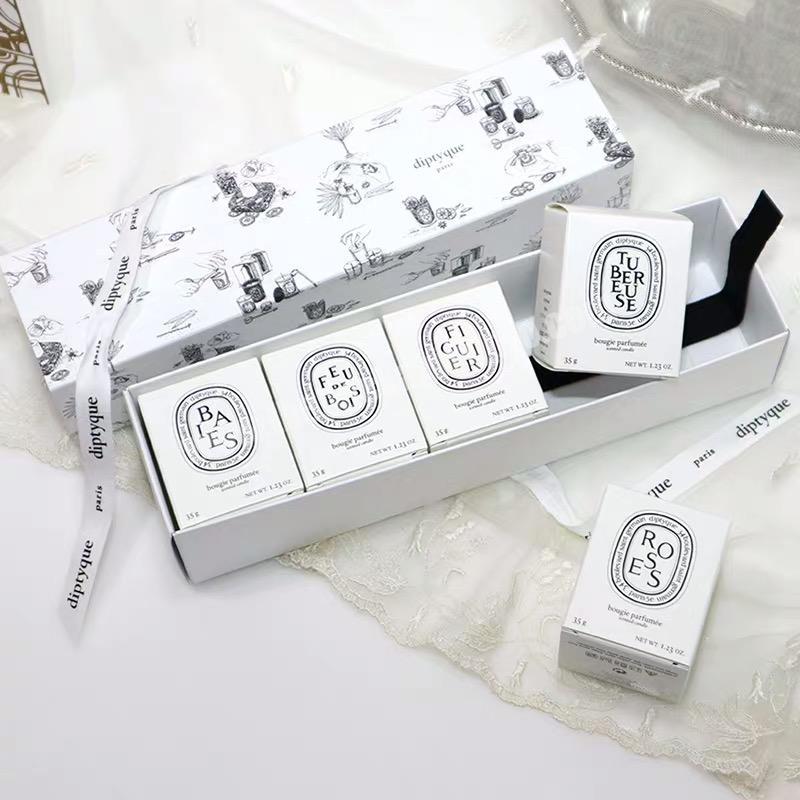 Candle Fragrance packaging box custom logo printing luxury paper