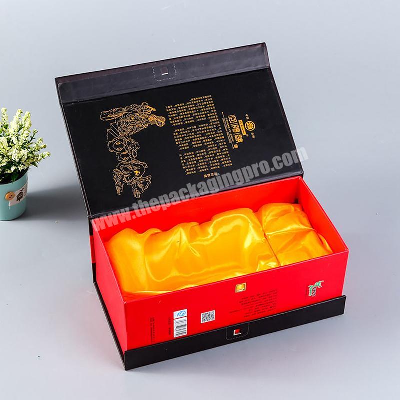 Car Magnetic Close Black Book Shape Custom Cutlery Sets Wine Packaging Kraft Jewelry Coffee Cup Cardboard Candle Set Gift Box