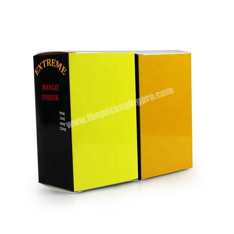 Card Box Packaging Custom Design Small Coated Paper Tuck Boxes For Play Card