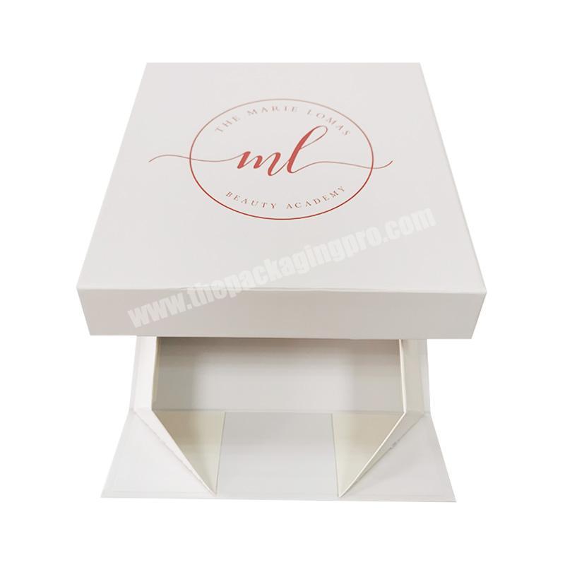 Cardboard box custom printed UV spot logo rigid paper candle packaging box