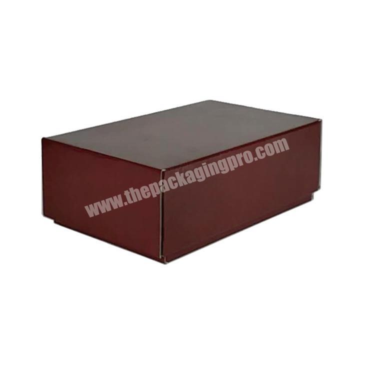 cardboard custom box paper shoe storage flap packaging box