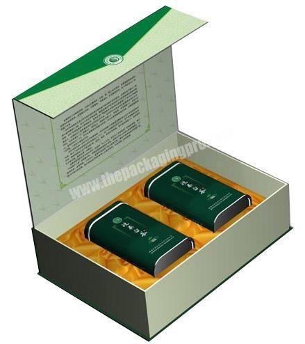 Cardboard  custom designed  folding gift box for  tea