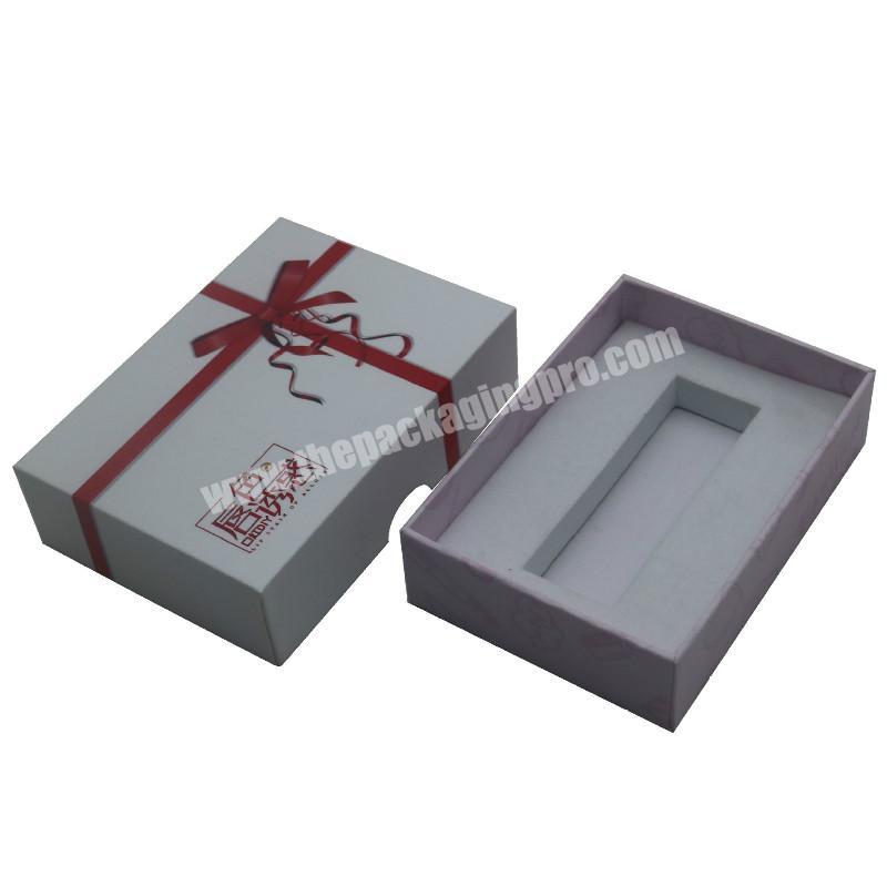 Cardboard Custom Paper Packaging lipstick Gift Lid Box with Foam Inserts in Guangzhou