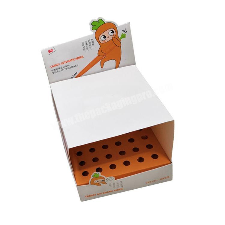 cardboard display table counter display rack paperboard shipping corrugated box