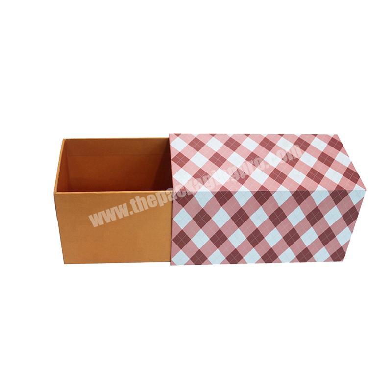 Cardboard drawer gift box sliding packaging box