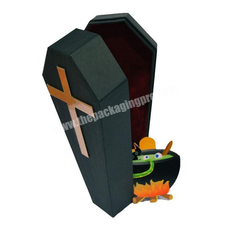 cardboard gift box coffin packaging