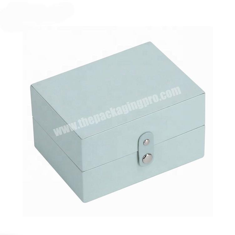 Wholesale Cardboard Jewelry Box Storage Small Clip Foldable Storage Box White Plain Jewellery Paper Box For Earrings Bracelet
