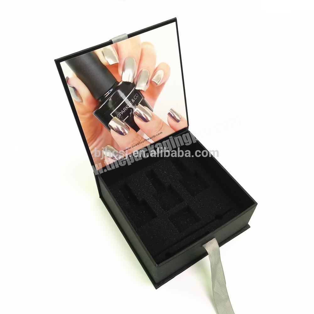 cardboard luxury paper packaging nail polish box