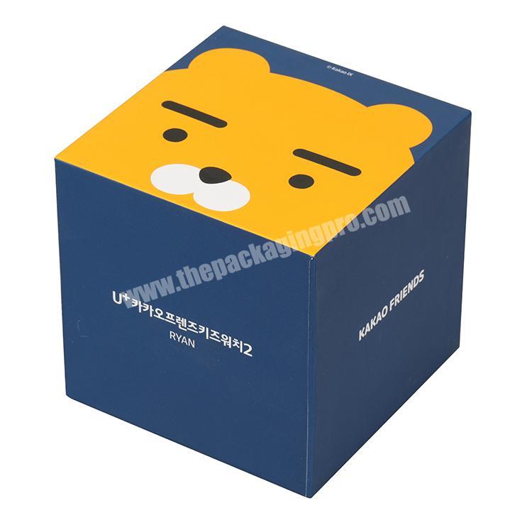 Cardboard Paper Custom Cmyk Printing Packaging Boxes With Logo Single Watch Box