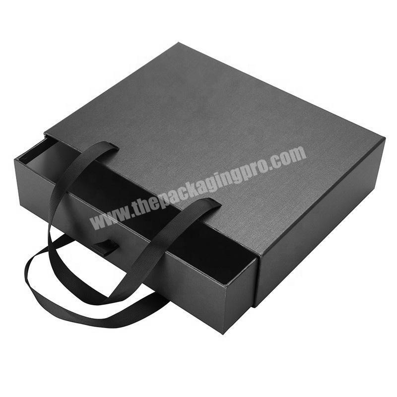 Cardboard Paper Packaging Gift Box with Ribbon