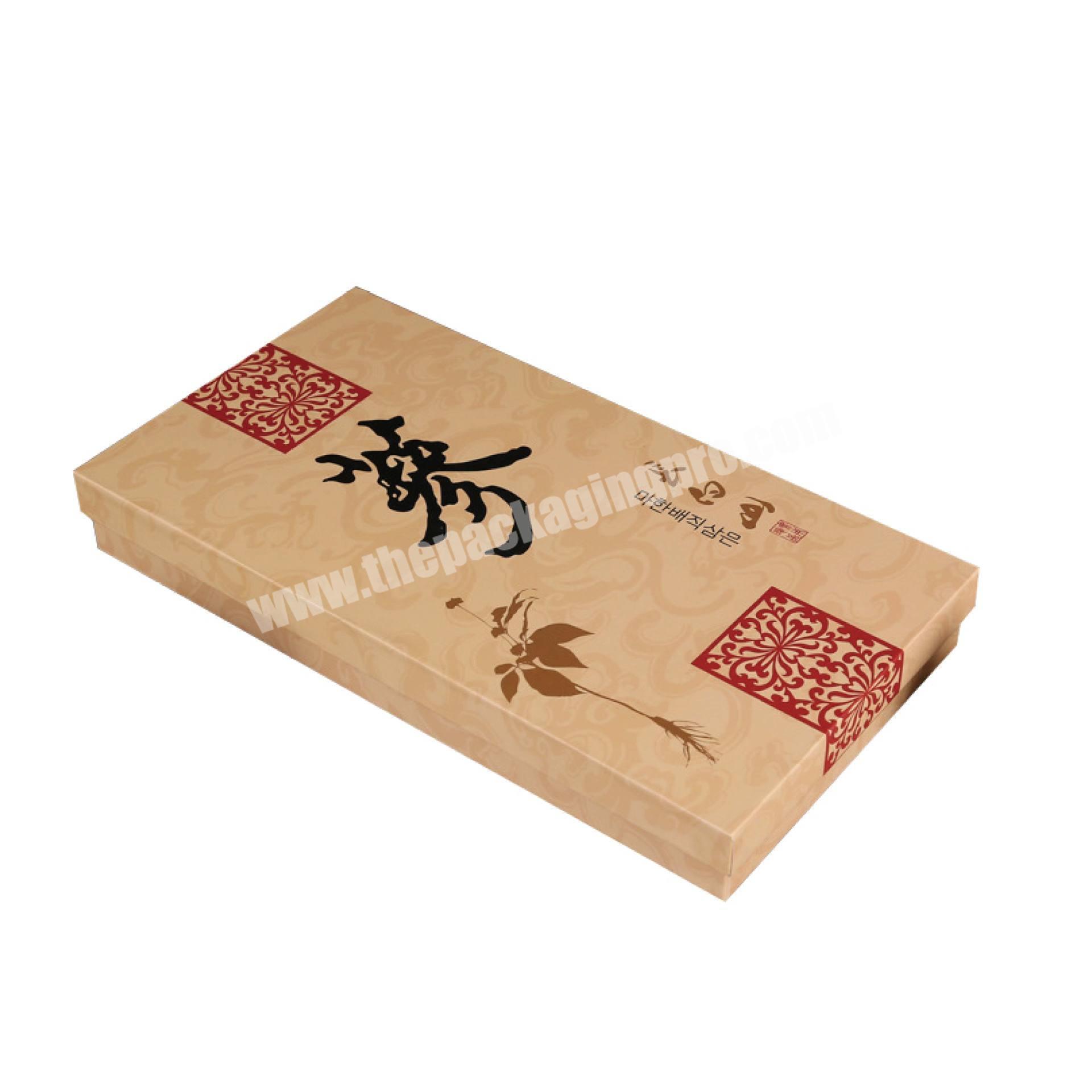 Cardboard tea packaging box designed for tea leaves