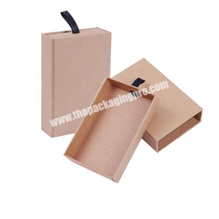Care Pack Eco Friendly Kraft Paper Tea Gift Box Custom Sleeve Packaging For Soap Handmade